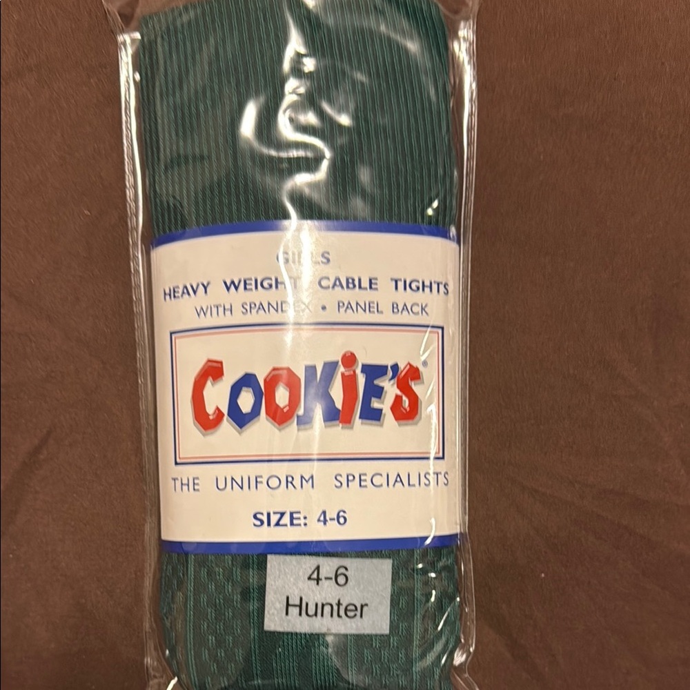 Cookies Hunter Green Girls Tights